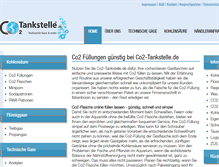 Tablet Screenshot of co2-tankstelle.de